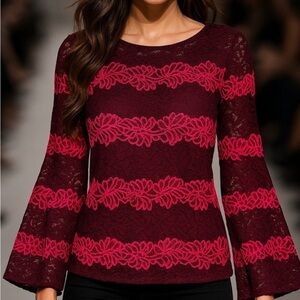 Banana Republic Lace Ombré Blouse